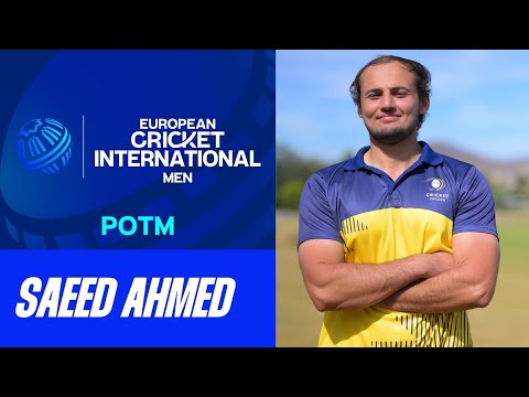 POTM Match 3: S.Ahmed - FRA vs SWE | Highlights | ECI France-Sweden, 2025 | 19 Apr 2025 | ECI25.023