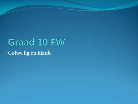 FISIESE WETENSKAP GRAAD 10: 27 April 2020 - periode 7 (27107)