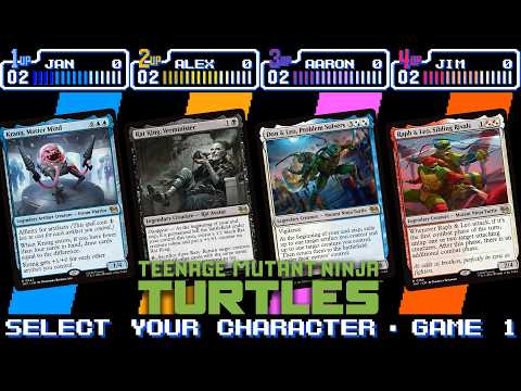 FIRST LOOK MTG X TMNT | Krang VS Rat King VS Don & Leo VS Raph & Leo