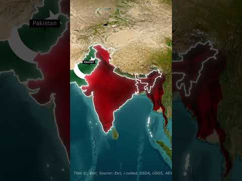 From British Raj to India, Pakistan, Bangladesh & Myanmar | A Historic Division #india