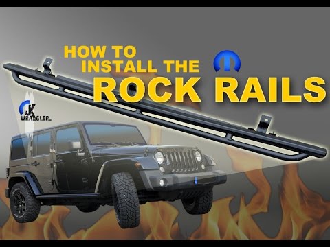 Jeep Wrangler JK | How to install the Rock Rails Rock Crawler Slide Guards (MOPAR)