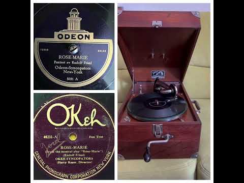 Okeh Syncopators, dir Harry Reser: Rose-Marie. NYC, November 1924 (Odeon 5521 A, mx S-72955) VV-50