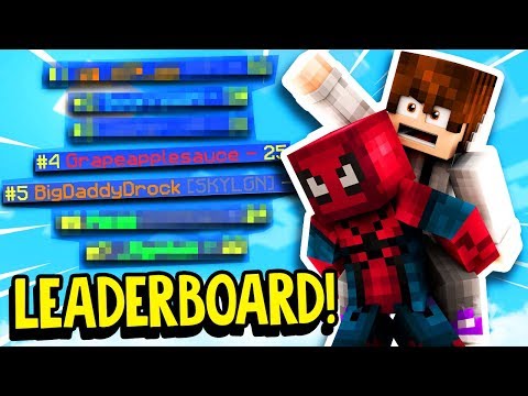Top Ranked Player Carries Me to Leaderboard! (Minecraft Skywars)