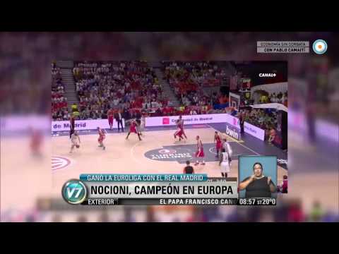 Visión 7 - Nocioni, campeón en Europa