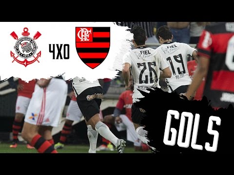 Corinthians 4 x 0 Flamengo - Gols - Campeonato Brasileiro 2016