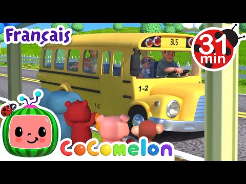 Les roues de l’autobus  | CoComelon en Français | Chansons pour bébés