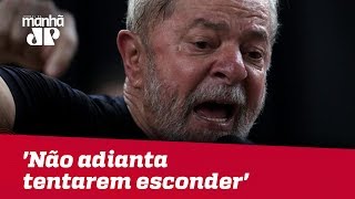 Lula diz que ‘não adianta tentarem esconder’ campanha petista