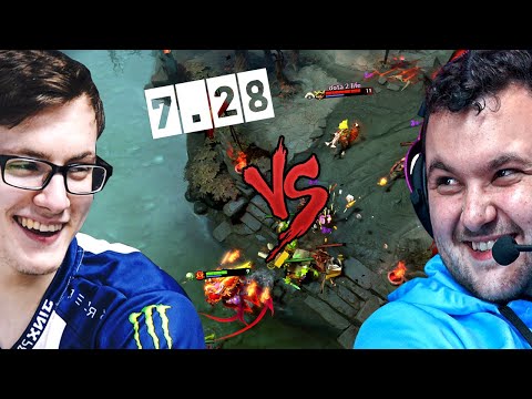 Miracle Ember Spirit vs MinD_ContRoL Hoodwink - Nigma Cores Battle - First Time on 7.28 - Dota 2