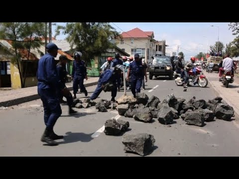 Police patrol streets of DR Congo's Goma after unrest