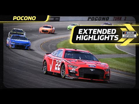 NASCARM&M's ファンアプリケーション400（ポコノ・レースウェイ）レースハイライト動画