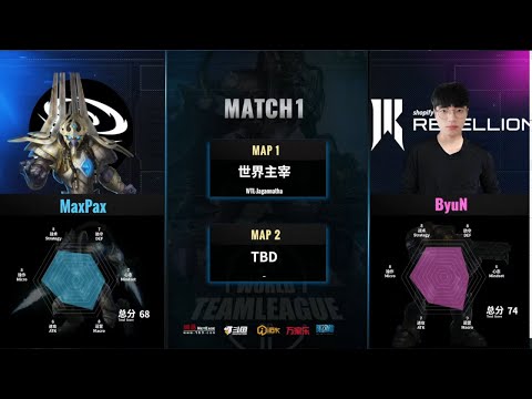 ByuN vs MaxPax (TvP) - World Team League Winter [StarCraft 2]