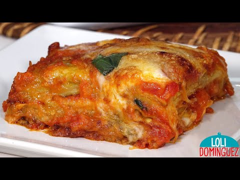 BERENJENAS A LA PARMESANA. ¡La mejor receta con berenjenas!. - Receta fácil, rápida y vegetariana.