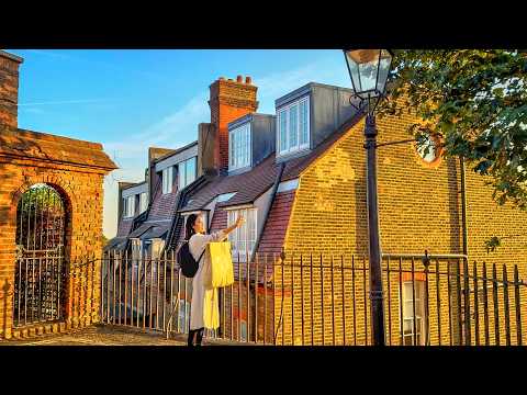 London Autumn Walk 2025 🍁 Hampstead Village, Quaint Alleys & Streets | 4K HDR