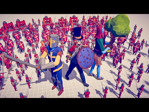 3x GIANT 👹 Vs ⚔️ 100x EVERY TEAM / Totally Accurate Battle Simulator ( TABS )