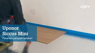 Uponor Siccus Mini con parquet