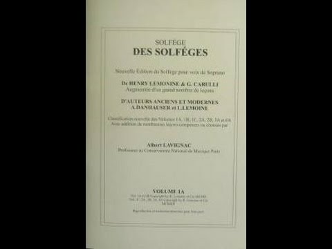 Lavignac Solfege Book 1A No.11