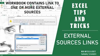 Excel Tips And Tricks : Where are Edit Links and Break Links in Microsoft Excel | [ SOLVED ERROR ]