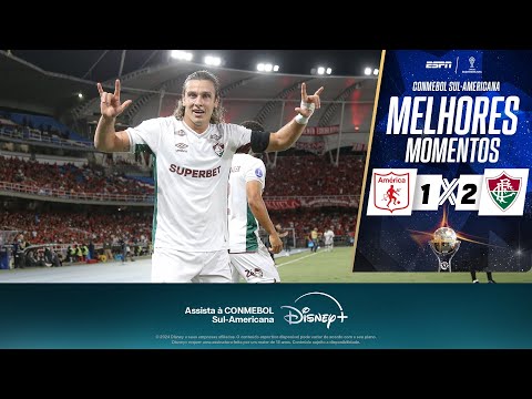 Gols e lances de América de Cali x Fluminense