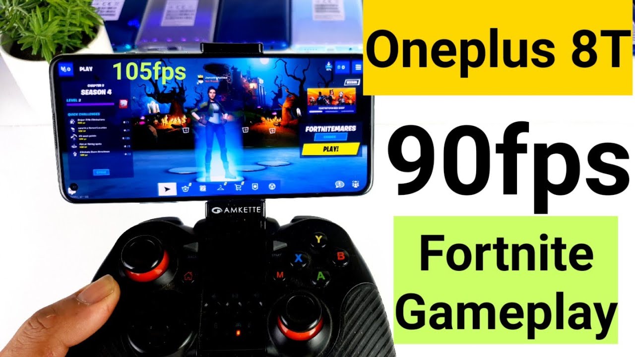 Oneplus 8t fortnite 90fps gameplay support test