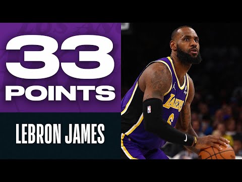 Lebron on EASY-MODE 👑 33 PTS, 5 REB, 6 AST