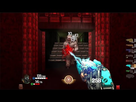 Doom II: HontE Remastered + Quake Champions: Doom Edition - M5 - [Very Hard - 100% Kills & Secrets]