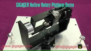 Gigager Hollow Rotary Actuator Demo for Gyro Test Gravity Sensor Test and Electronic Compass Test