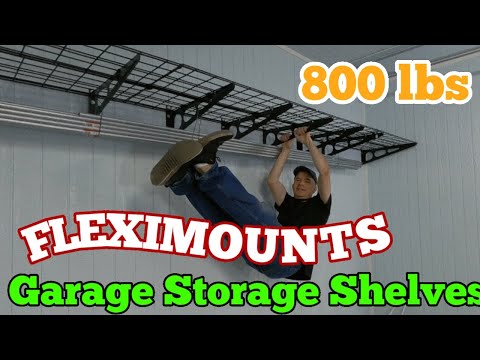 How to Add Garage Storage: FLEXIMOUNTS Shelves