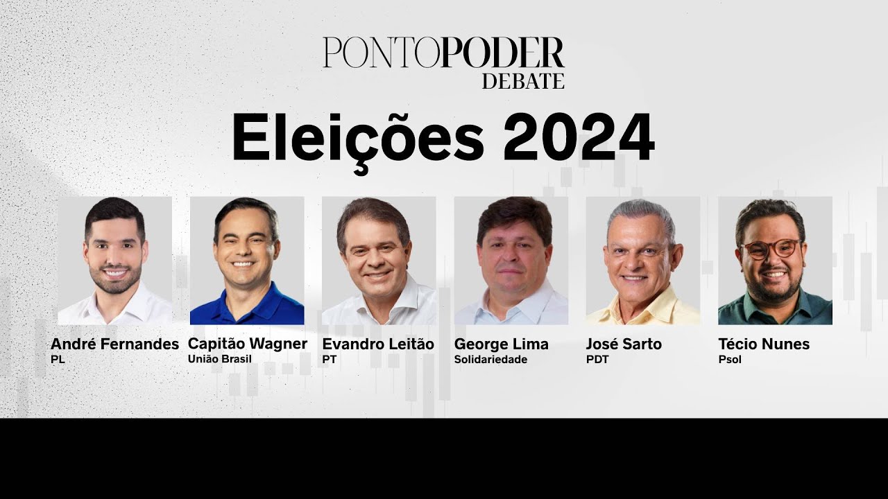 Debate dos candidatos à Prefeitura de Fortaleza | PontoPoder Eleições