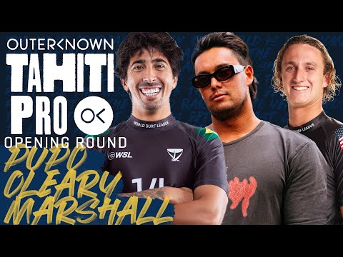 Miguel Pupo, Connor O'leary, Jake Marshall | Outerknown Tahiti Pro - Opening Round Heat Replay
