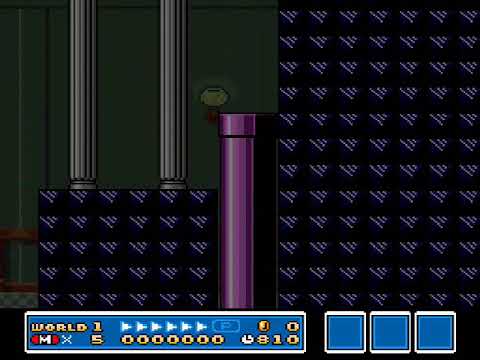 SMB3 for Super Mario All-Stars Custom Level #437 - Warp Speed Temple