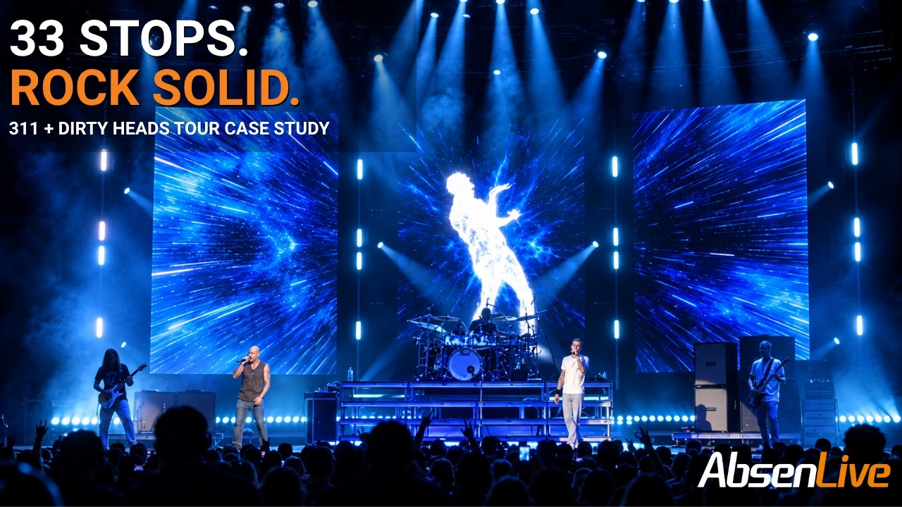 On the Road with 311 & Dirty Heads | AbsenLive PL3.9 Pro Case Study - YouTube