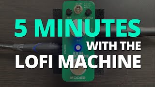 Video thumbnail for 5 Minute with the Mooer Lofi Machine - Pedal Demo by Ryan Kiesshauer