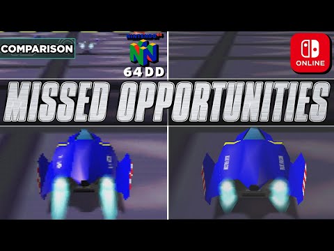 F-Zero Is A Mess. What A Surprise 😑 | N64 DD vs Switch Comparison
