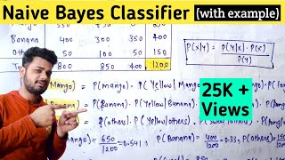Naive Bayes classifier with solved example 2 in hindi | Lec-13