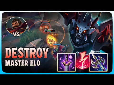 QiuYi Kha'Zix vs Graves | Kha'Zix Too Fed - Enemy team Surrenders at 15