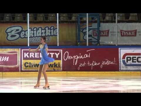 4 Anna JAROMIN   FS Solistki Junior   Puchar Ziemi Oswiecimskiej 2015