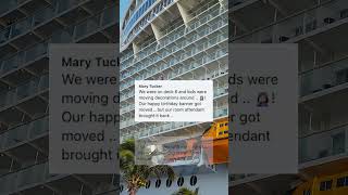 Symphony of the Seas Guests Get a Surprise Letter About Cabin Door Decor. #cruise #royalcaribbean