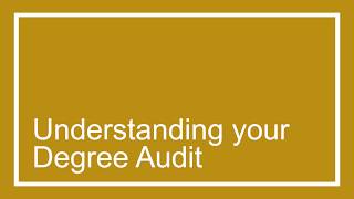 Understanding Your Degree Audit | Dalhousie University