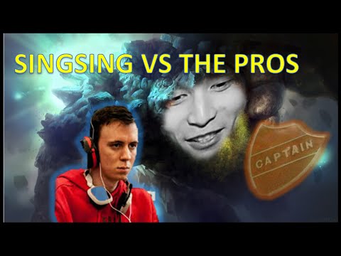 Sing plays Captains Mode #1 Ft. S4, Fogged, Synderen, Arteezy..