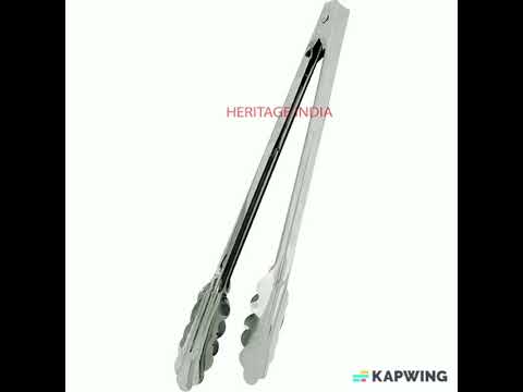 Stainless steel tong, for home/hotel/restaurant, polished