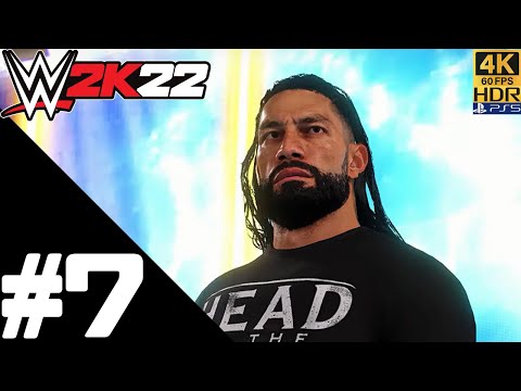 WWE 2K22 My Rise Mode Walkthrough Gameplay Part 7 – PS5 4K/60 FPS HDR No Commentary