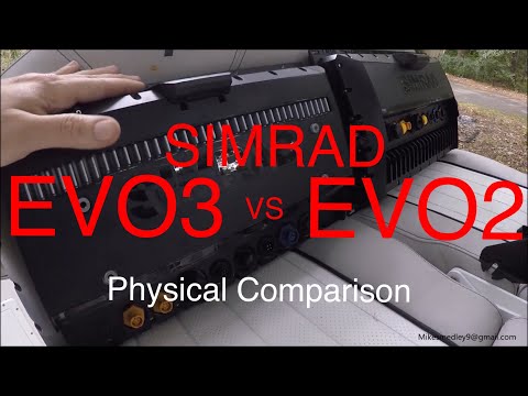 Simrad Evo3 vs Evo2 -What you need to know before upgrading! Physical Comparison. Lowrance Carbon