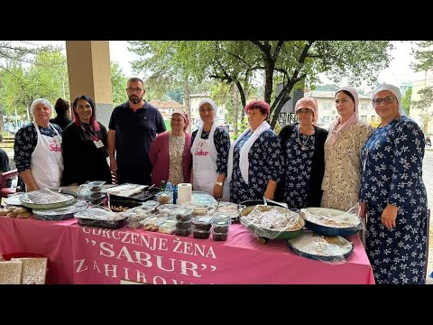 Prvi sajam Udruženja žena SABUR Zahirovići: Domaći proizvodi iz srca Srebrenika
