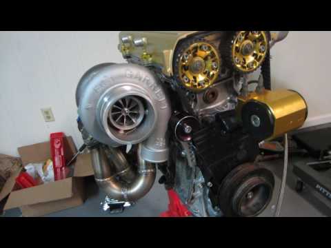B18 top mount turbo set up!