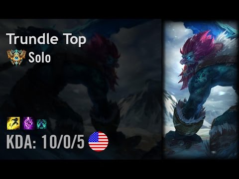 Trundle Top vs Graves - Solo - NA Challenger Path 6.5