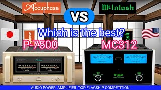 Video thumbnail for free fighting superior power amplifier accuphase P-7500 vs McIntosh MC312 by JN Electric