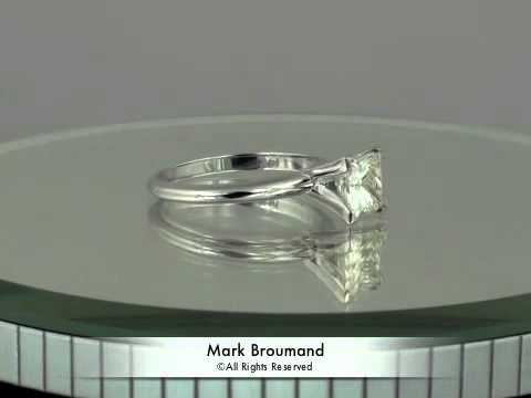 1.20ct Princess Cut Diamond Engagement Anniversary Ring- Mark Broumand
