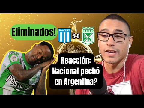 REACCIÓN // Racing de Avellaneda 3 - 0 Atl. Nacional // Copa Libertadores 2023 //