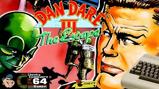 DAN DARE III: THE ESCAPE – Commodore 64 (1990) | classic sci-fi platform shooter