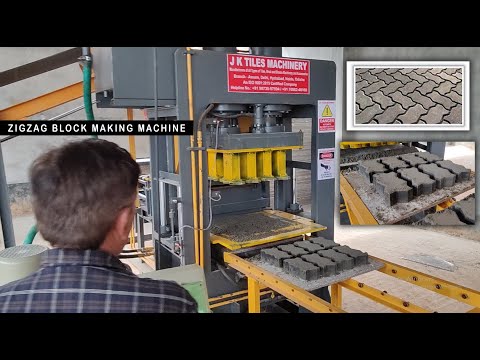 Automatic Concrete Block Making Machine